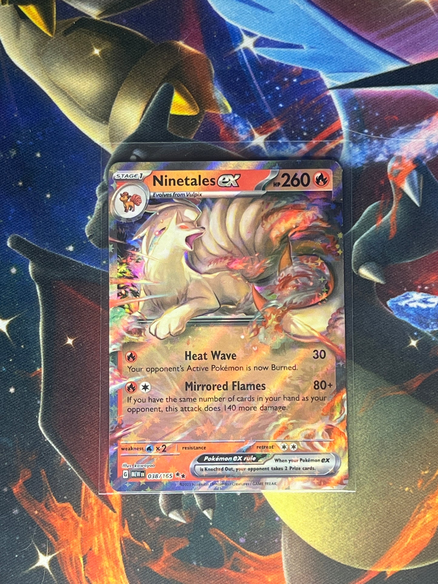 Ninetales Ex #38 Pokemon Scarlet & Violet 151