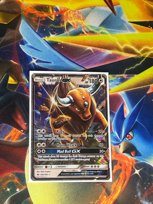 Tauros GX #100 Pokemon Sun & Moon