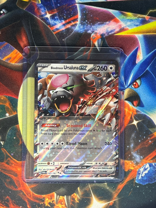 Bloodmoon Ursaluna Ex #141 Pokemon Twilight Masquerade