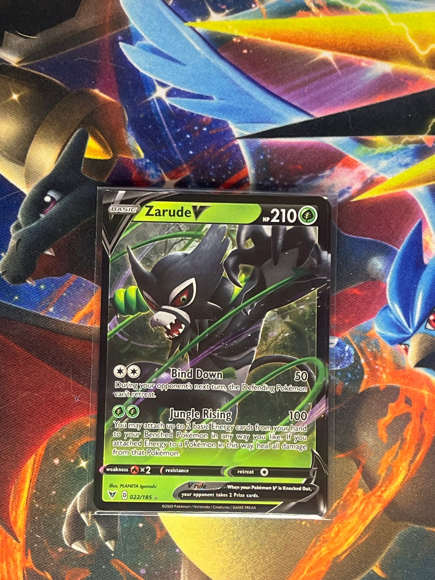 Zarude V #22 Pokemon Vivid Voltage