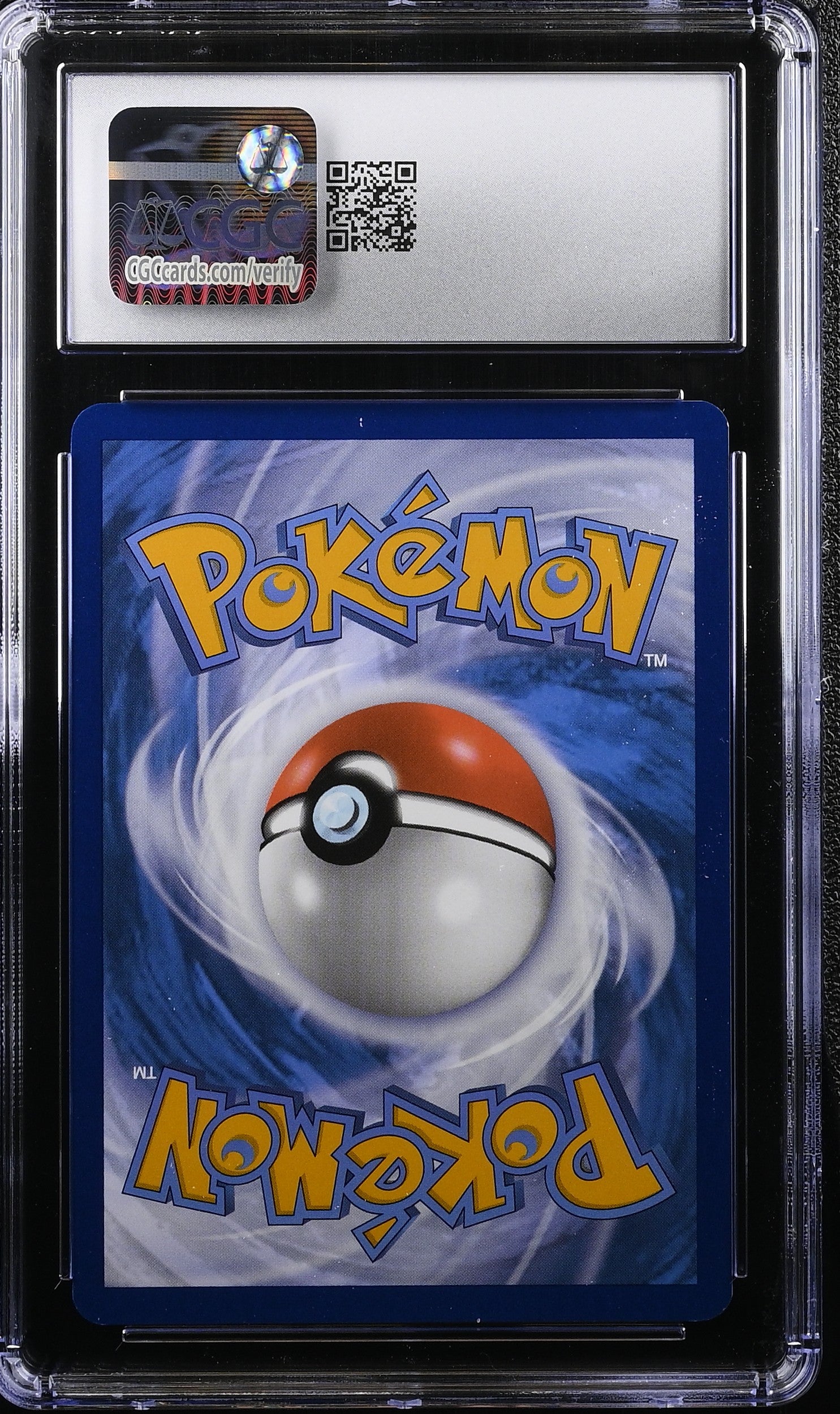Squirtle #007/165 Pokemon Scarlet & Violet 151 Graded CGC 10 (Back)