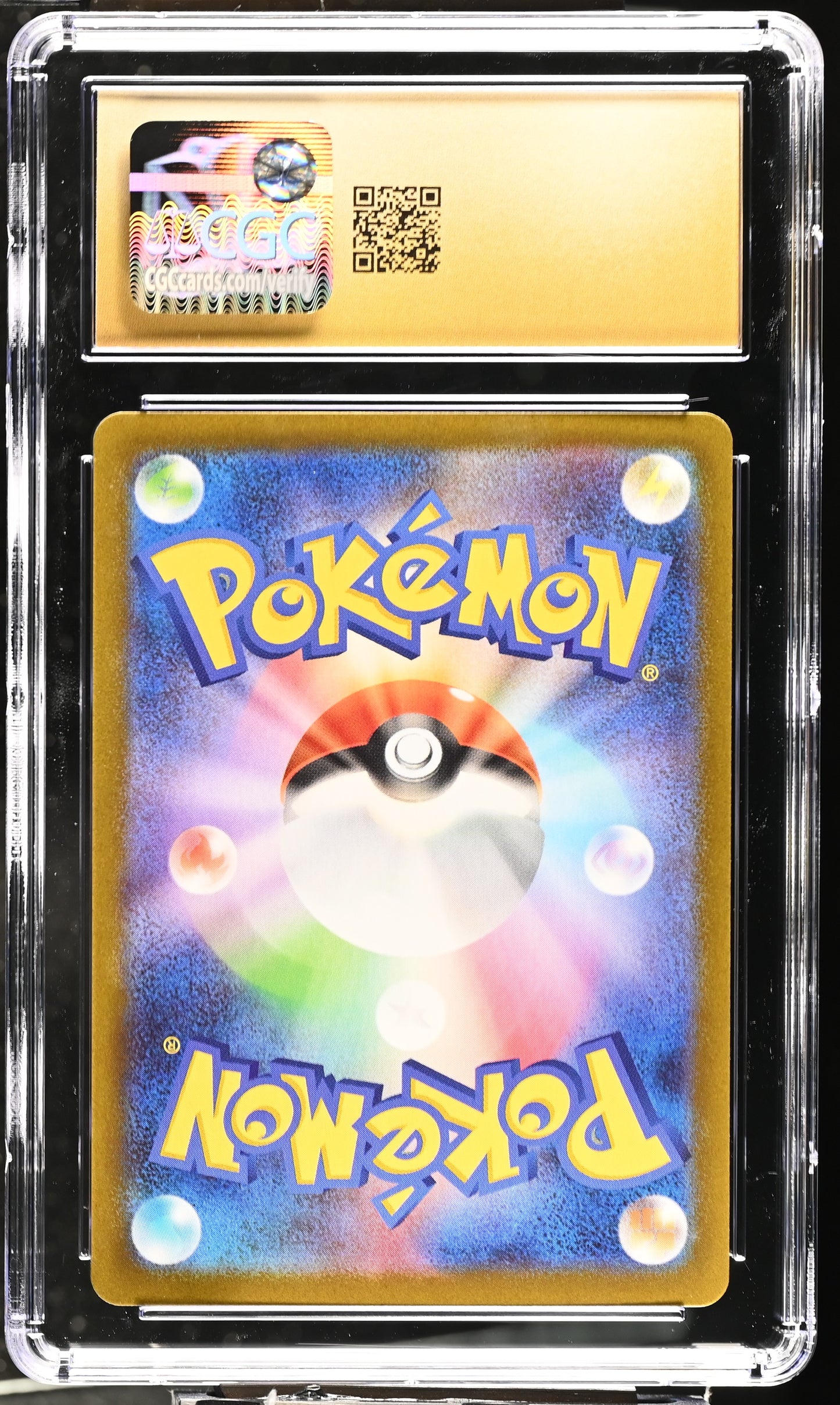 Woobat #116/086 Pokemon Japanese White Flare Graded CGC 10 Pristine (Back)