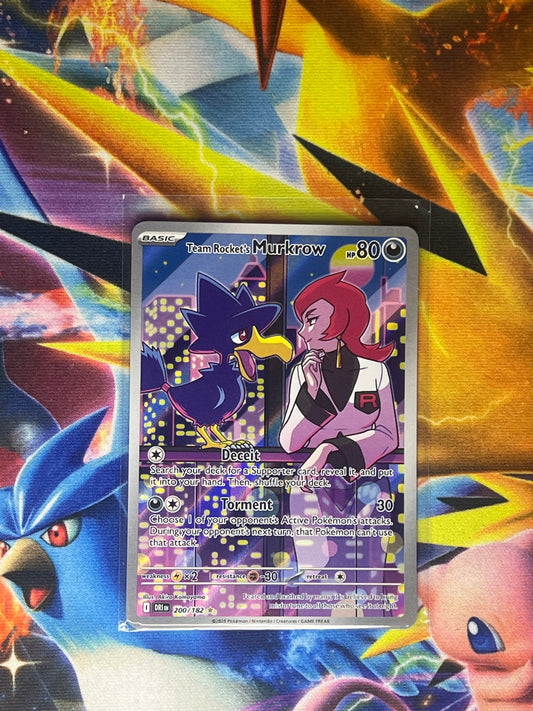 Team Rocket's Murkrow #200 Pokemon Destined Rivals