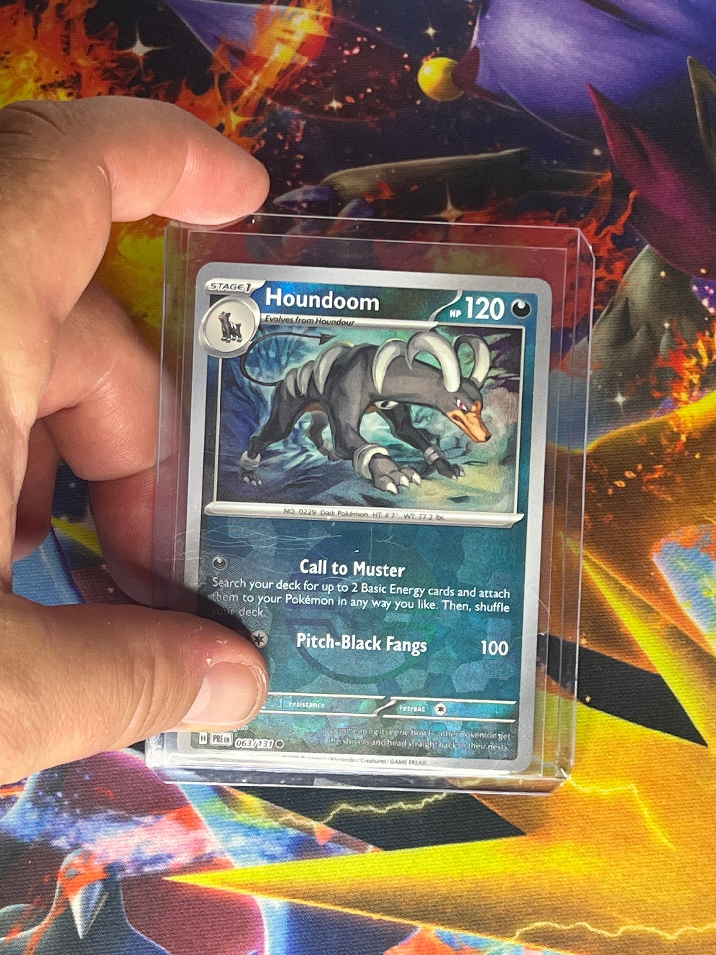 Houndoom [Poke Ball] #63 Pokemon Prismatic Evolutions