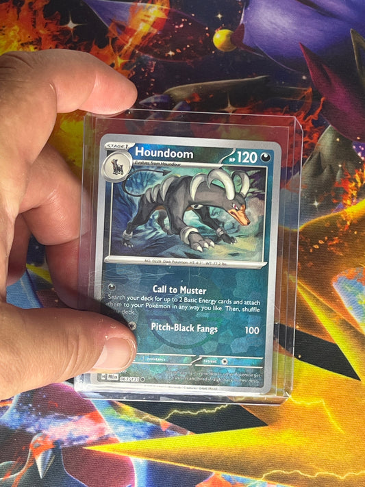 Houndoom [Poke Ball] #63 Pokemon Prismatic Evolutions