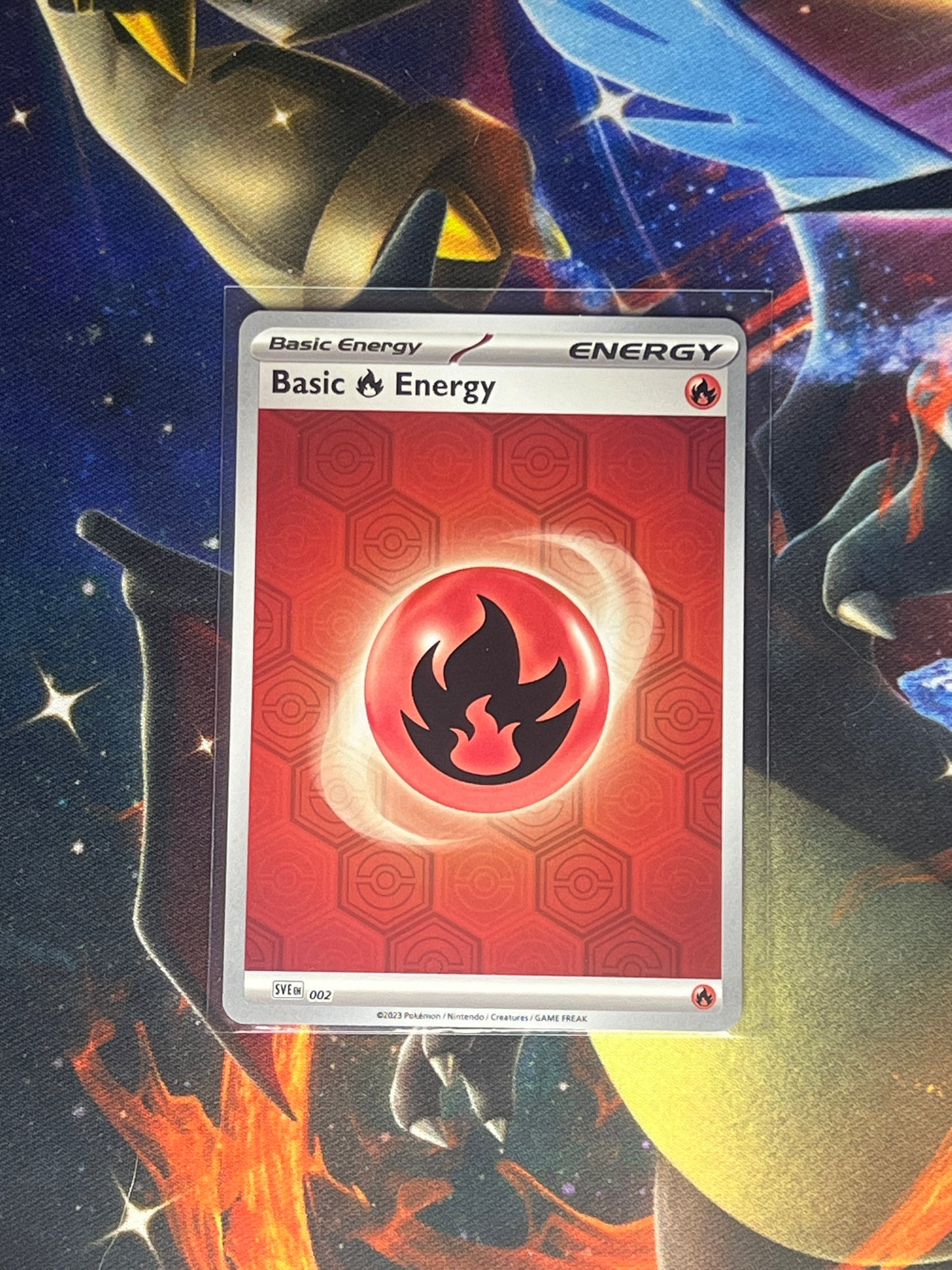 Basic Fire Energy [Cosmos Holo] #2 Pokemon Scarlet & Violet Energy