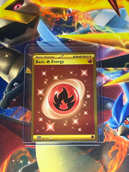 Fire Energy #230 Pokemon Obsidian Flames