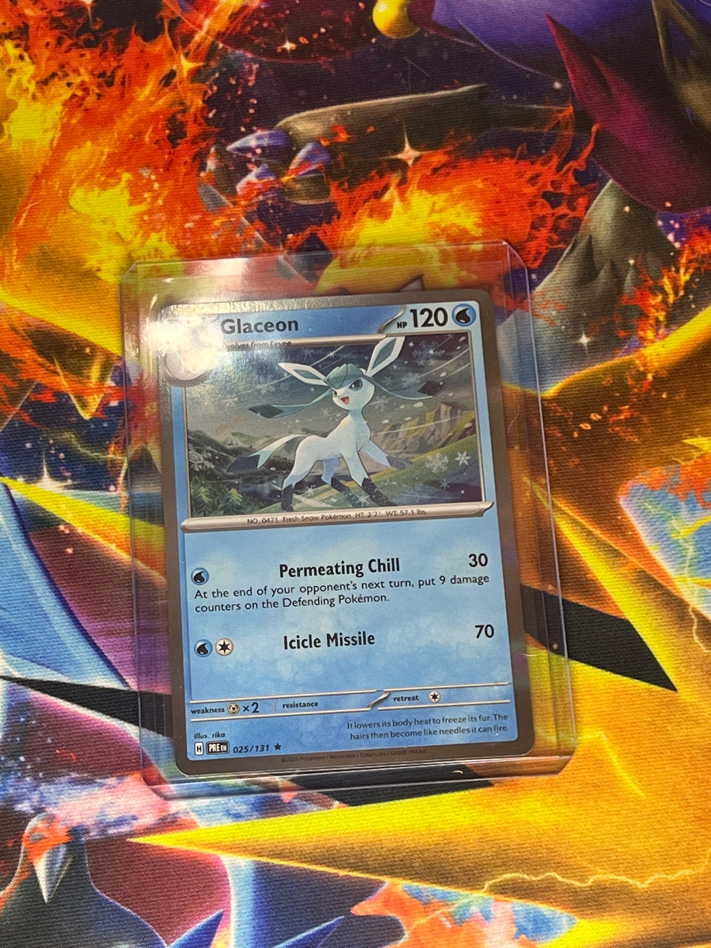Glaceon #25 Pokemon Prismatic Evolutions