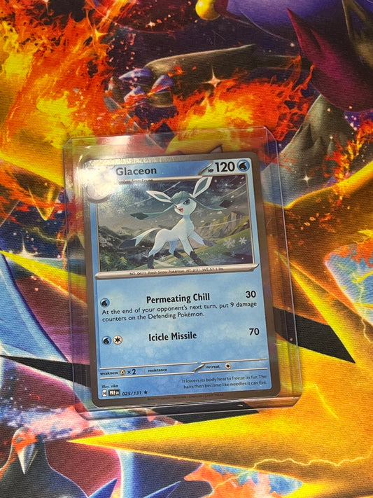 Glaceon #25 Pokemon Prismatic Evolutions