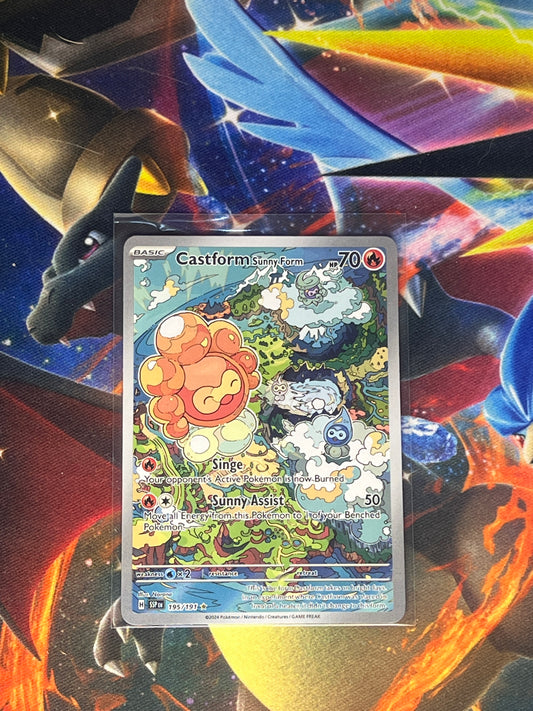 Castform Sunny Form #195 Pokemon Surging Sparks
