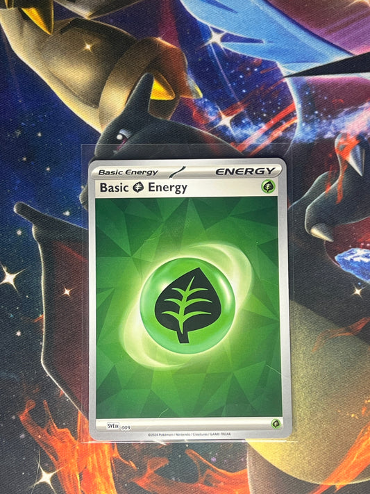 Basic Grass Energy [Holo] #9 Pokemon Scarlet & Violet Energy