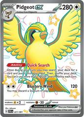 Pidgeot ex #221 Pokemon Paldean Fates