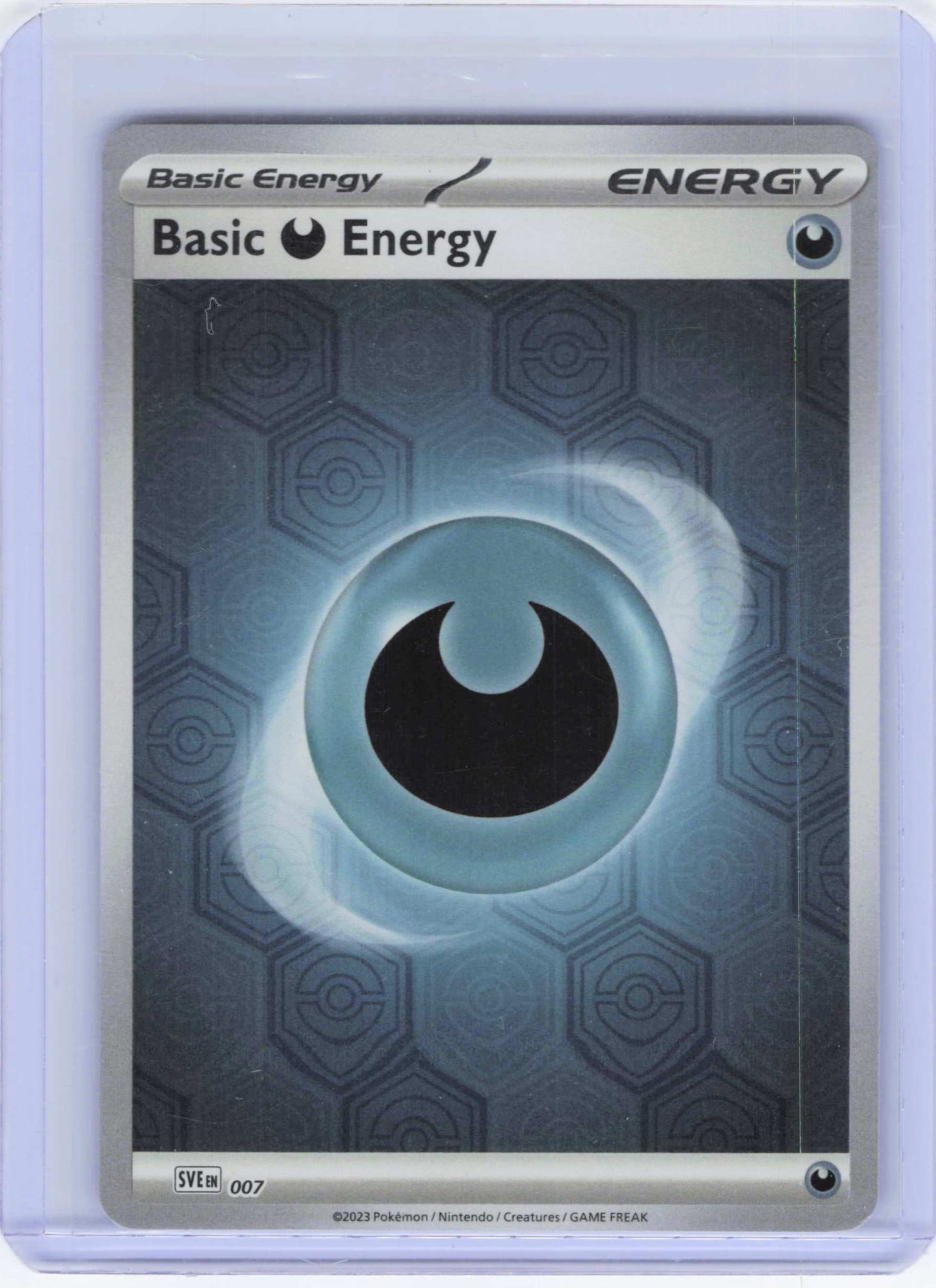 Basic Darkness Energy (Reverse Holofoil) 7, Reverse Holo, NM Condition, Pokemon SV: Shrouded Fable