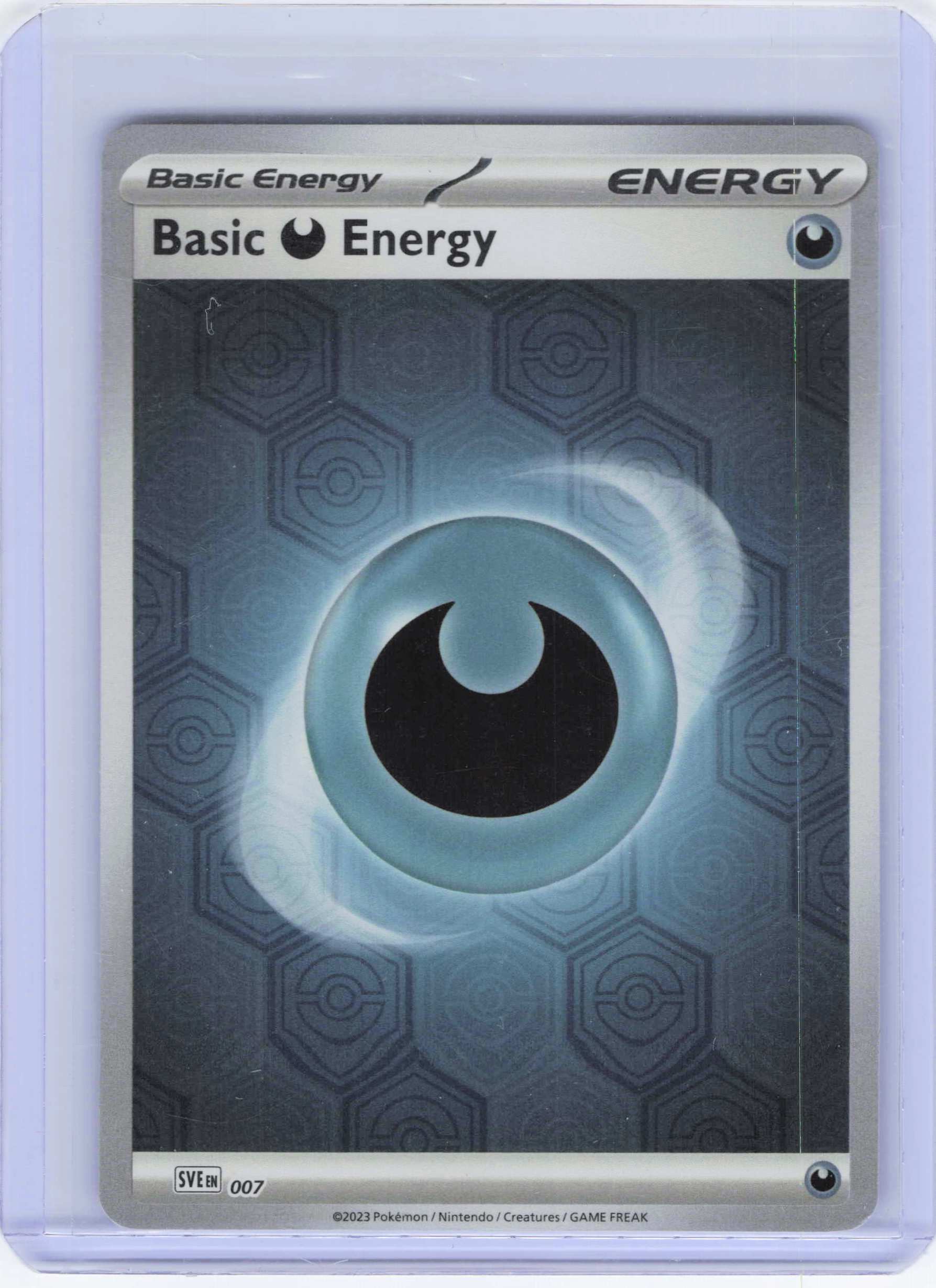 Basic Darkness Energy (Reverse Holofoil) 7, Reverse Holo, NM Condition, Pokemon SV: Shrouded Fable
