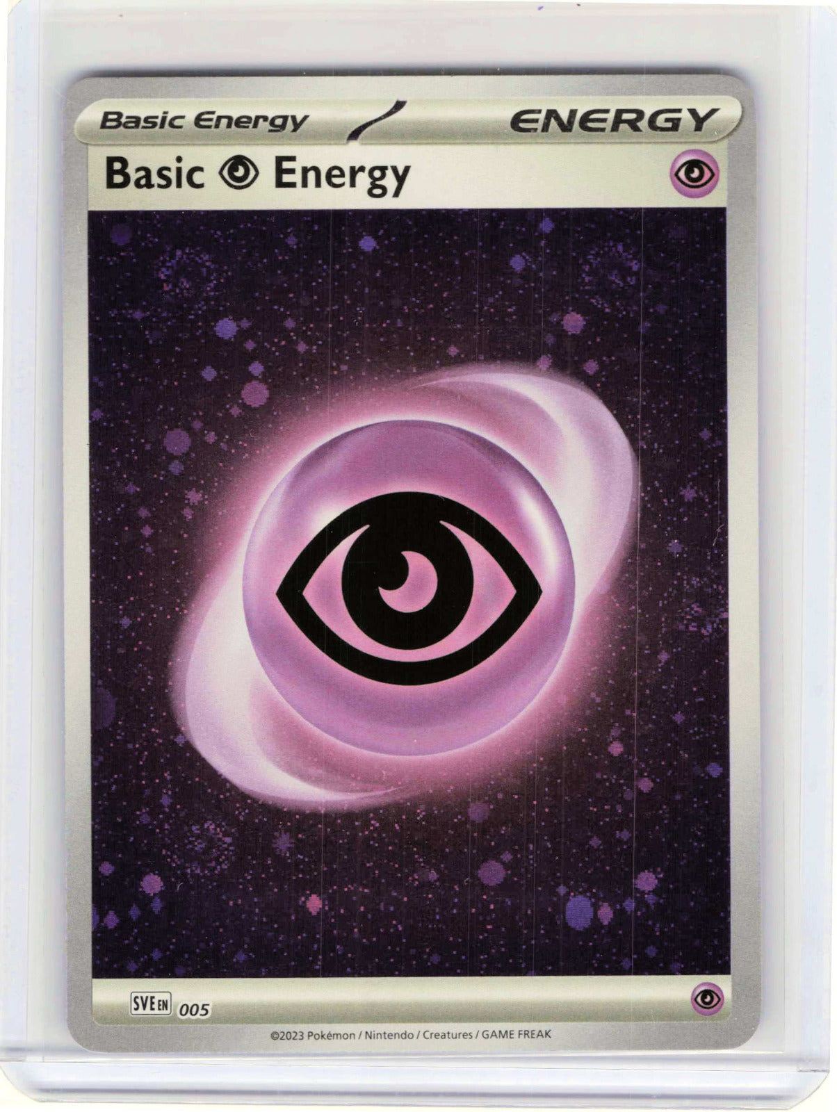 Basic Psychic Energy (Cosmos Holo) #005 Pokemon SVE: Scarlet & Violet Energies