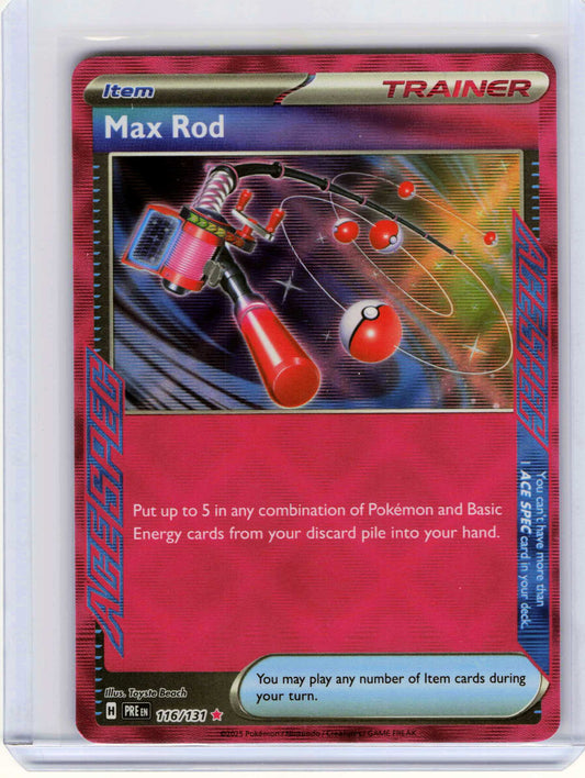Max Rod #116/131 Pokemon SV: Prismatic Evolutions
