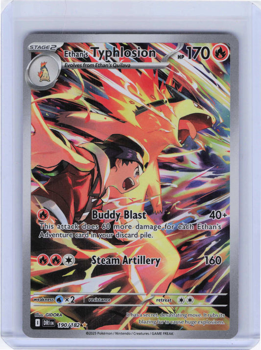 Ethan's Typhlosion #190/182 Pokemon SV10: Destined Rivals