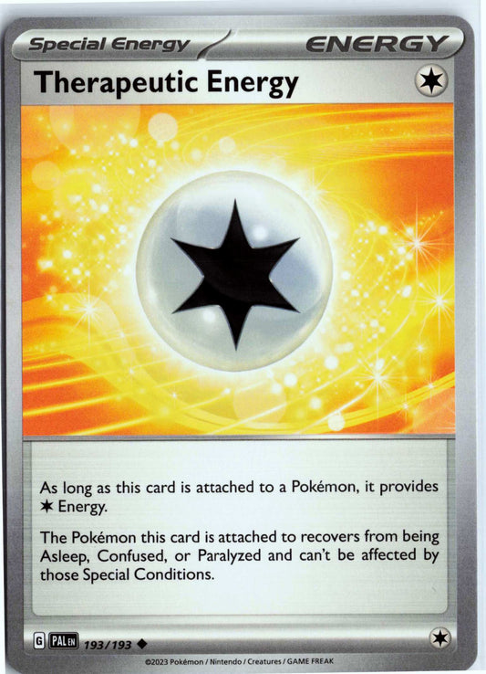 Therapeutic Energy #193/193 Pokemon SV02: Paldea Evolved
