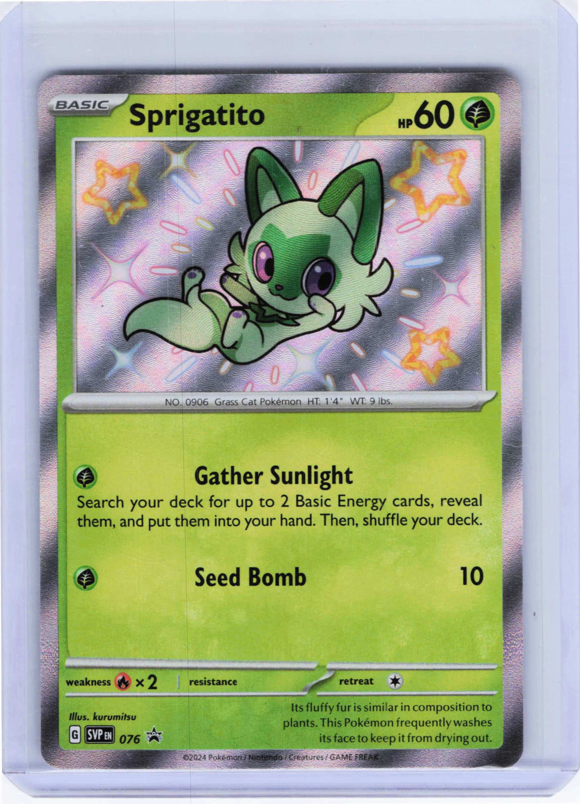 Sprigatito #076 Holo Pokemon SV: Scarlet & Violet Promo Cards