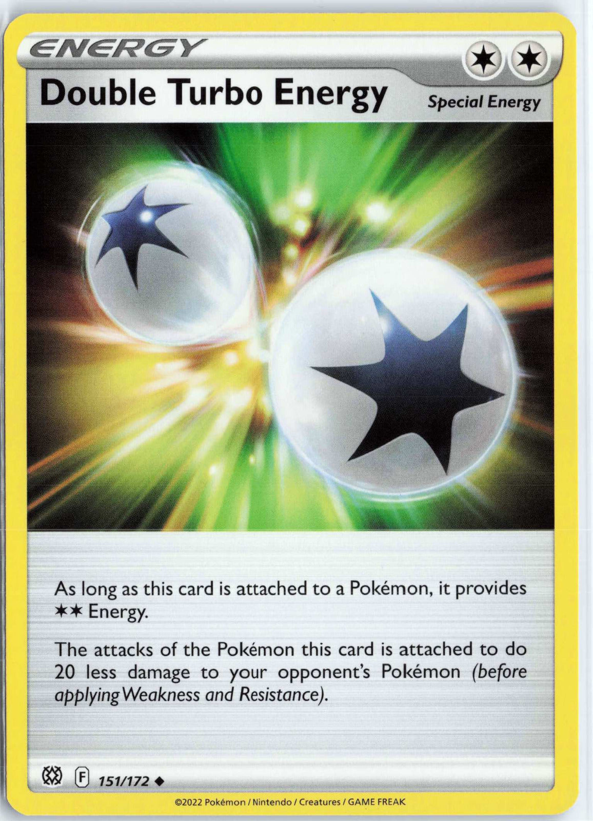 Double Turbo Energy #151/172 Pokemon SWSH09: Brilliant Stars