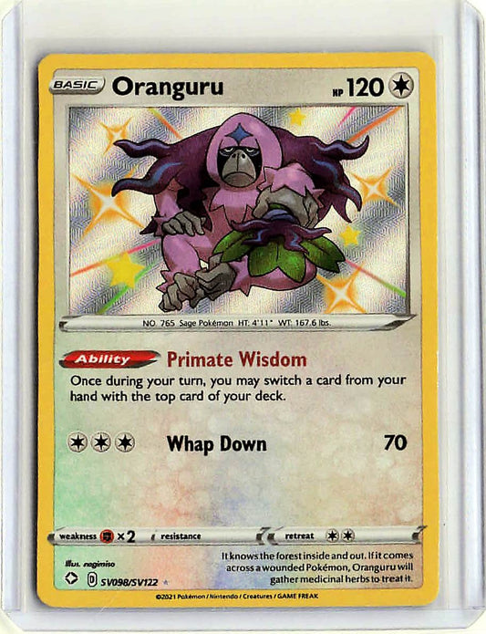Oranguru #SV098/SV122 Pokemon Shining Fates: Shiny Vault