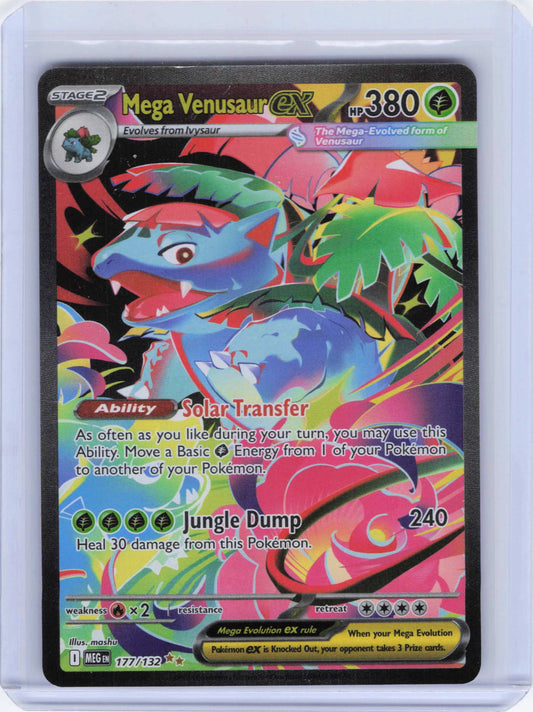 Mega Venusaur ex #177/132 Pokemon ME01: Mega Evolution