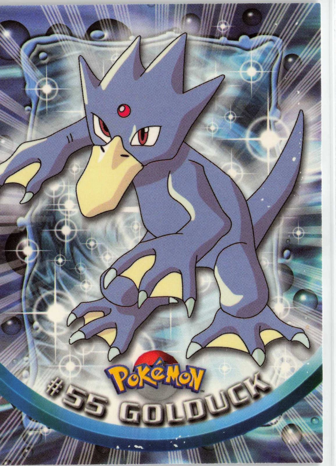 Golduck 55 - Black Topps Logo HP Pokemon Topps TV Animation Edition Series 1