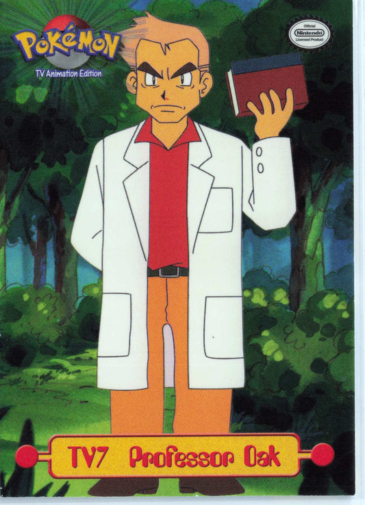 Professor Oak #TV7 Pokemon Topps TV Animation Edition Series 1