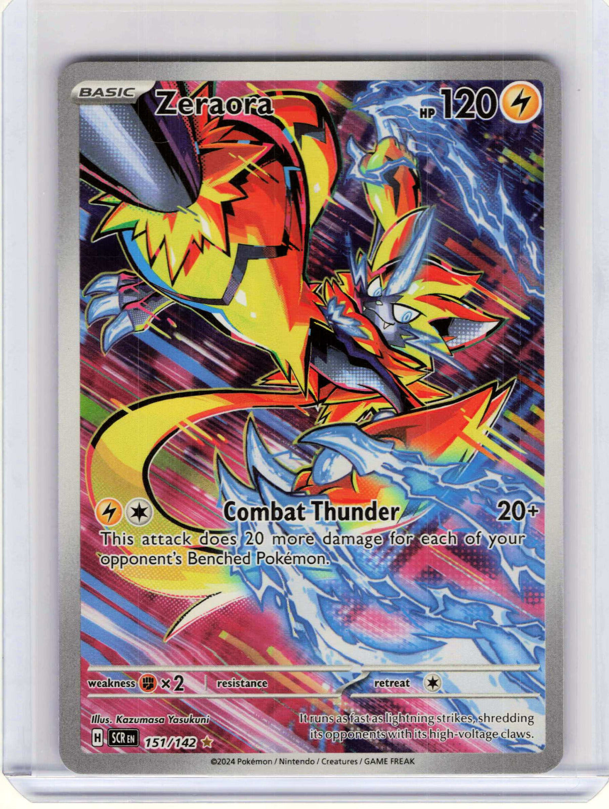 Zeraora #151/142 Pokemon SV07: Stellar Crown