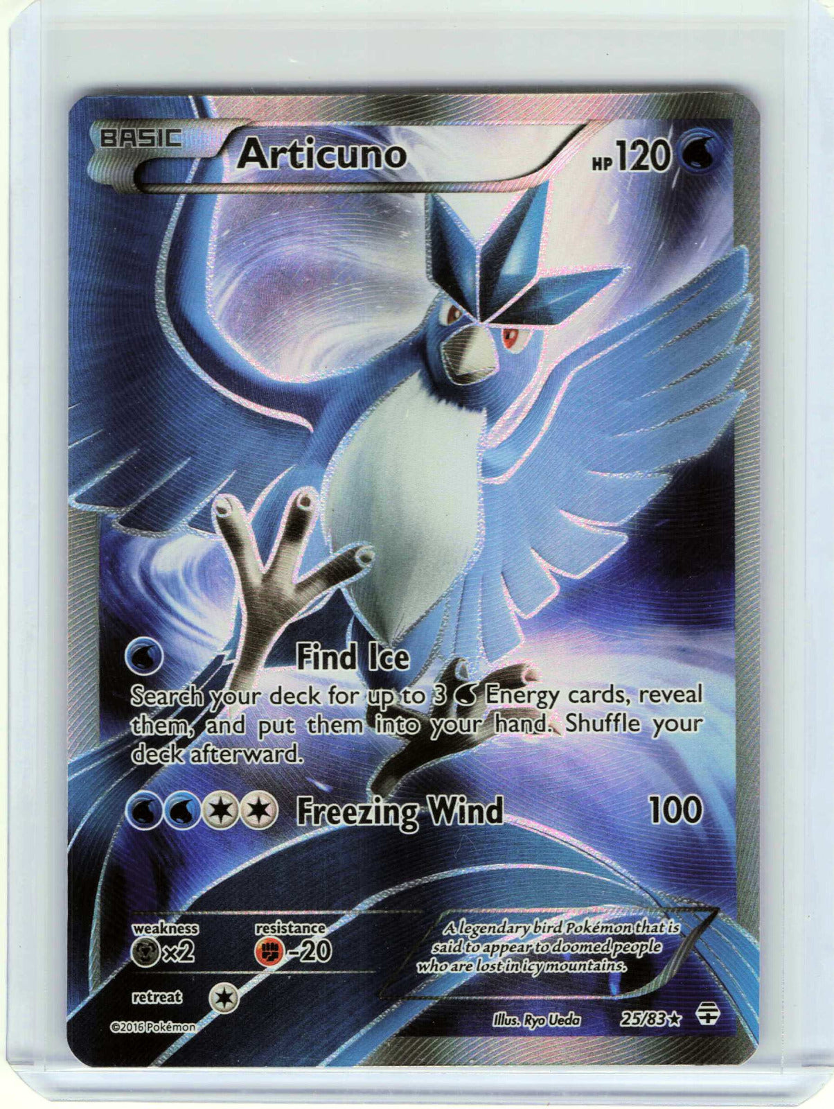 Articuno #25/83 Pokemon Generations