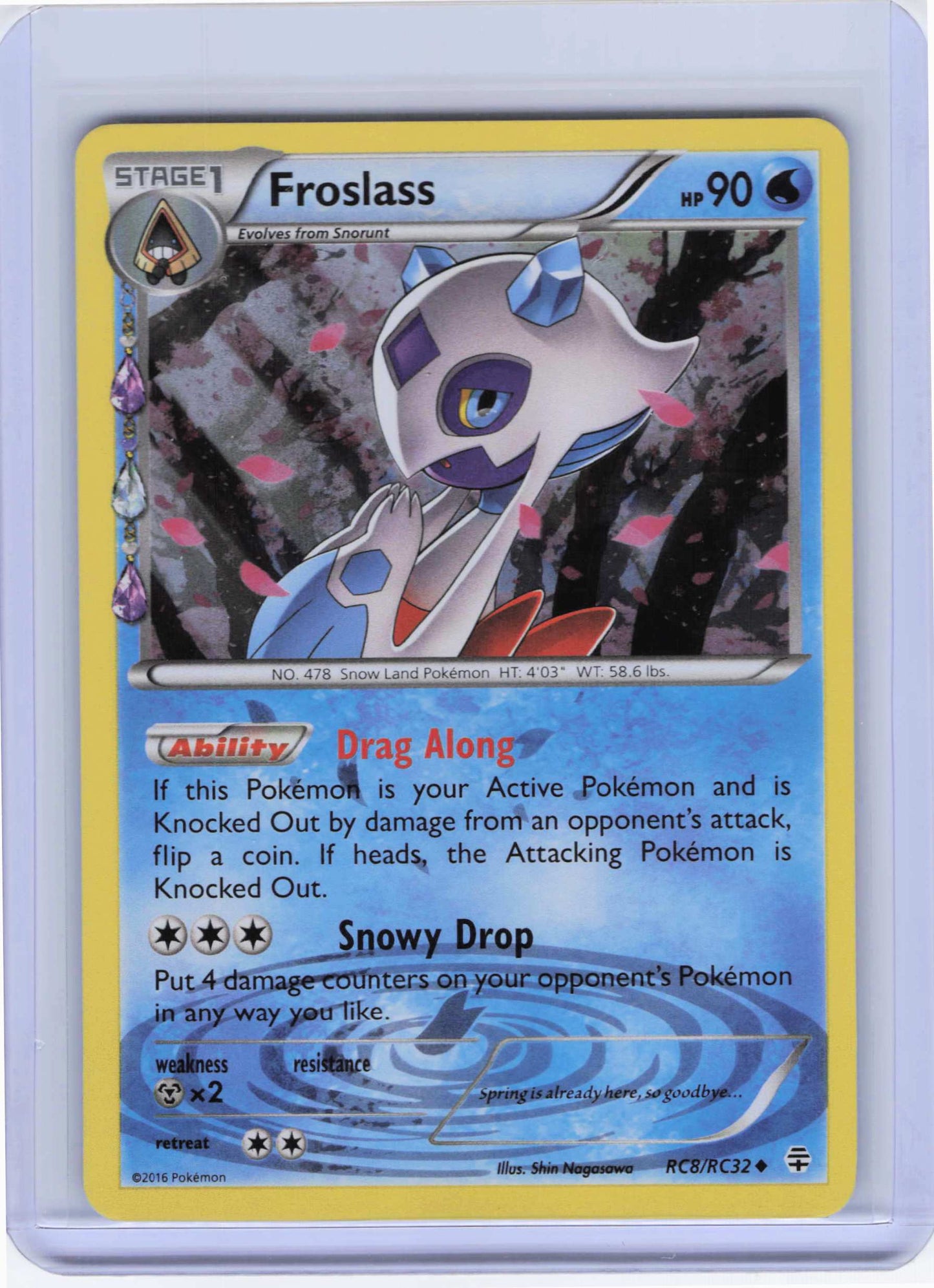 Froslass RC8/RC32 Uncommon Generations: Radiant Collection NM