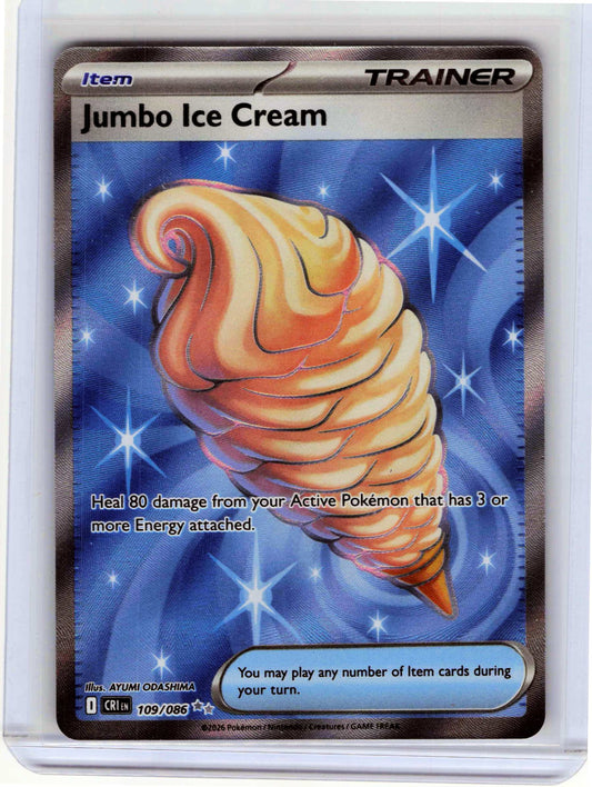 Jumbo Ice Cream #109/086 Pokemon ME04: Chaos Rising