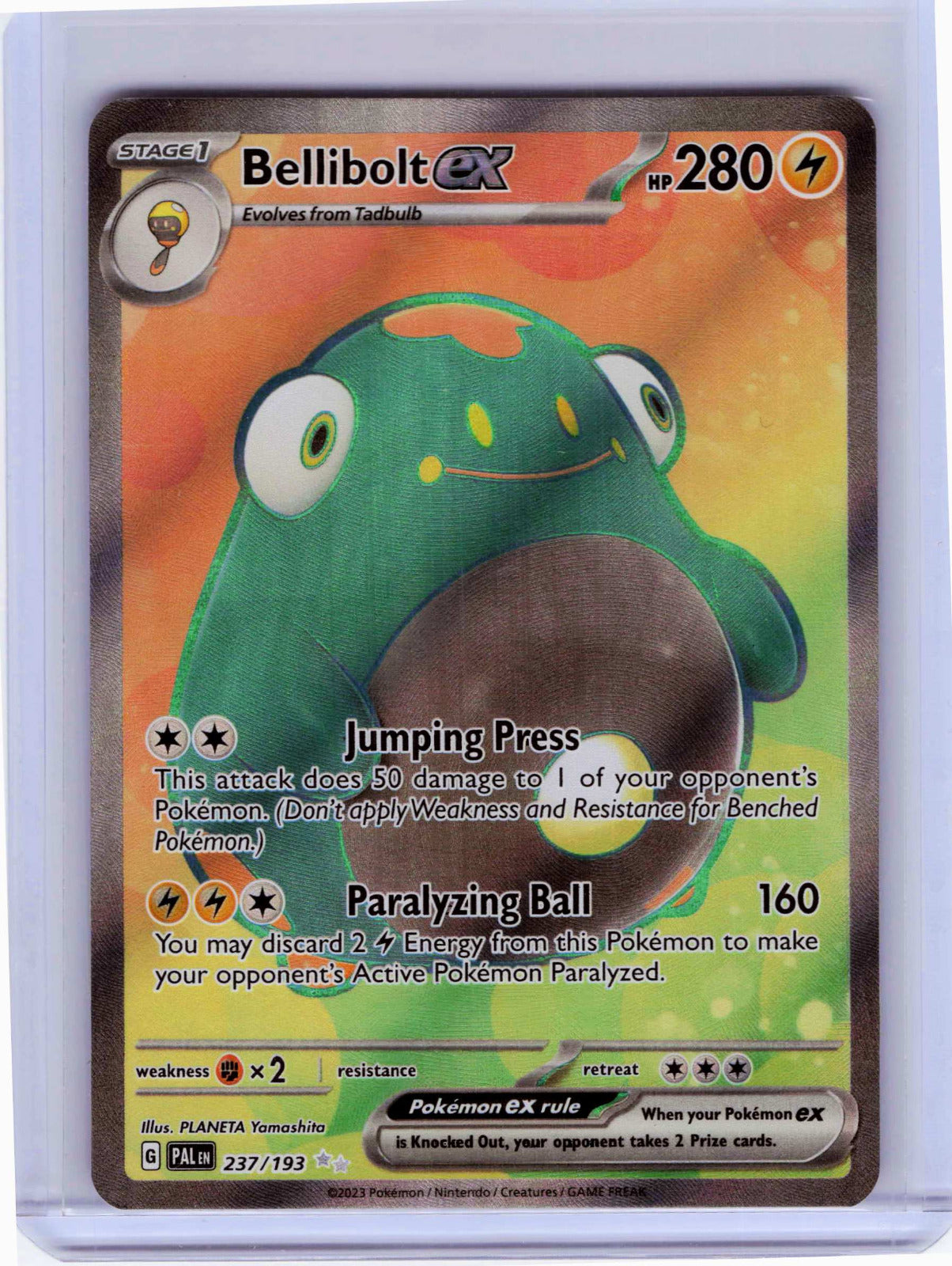 Bellibolt ex #237/193 Pokemon SV02: Paldea Evolved