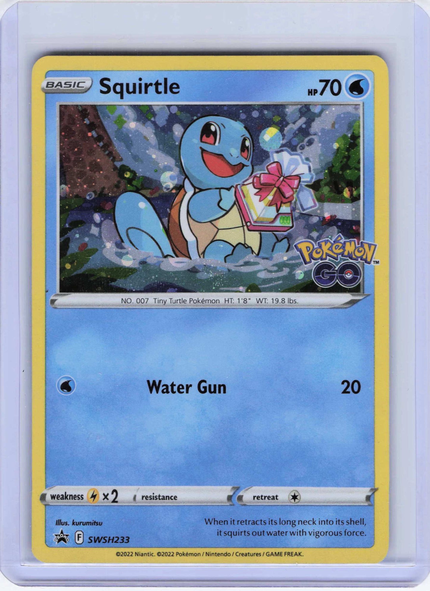 Squirtle - SWSH233 Promo SWSH: Sword & Shield Promo Cards NM