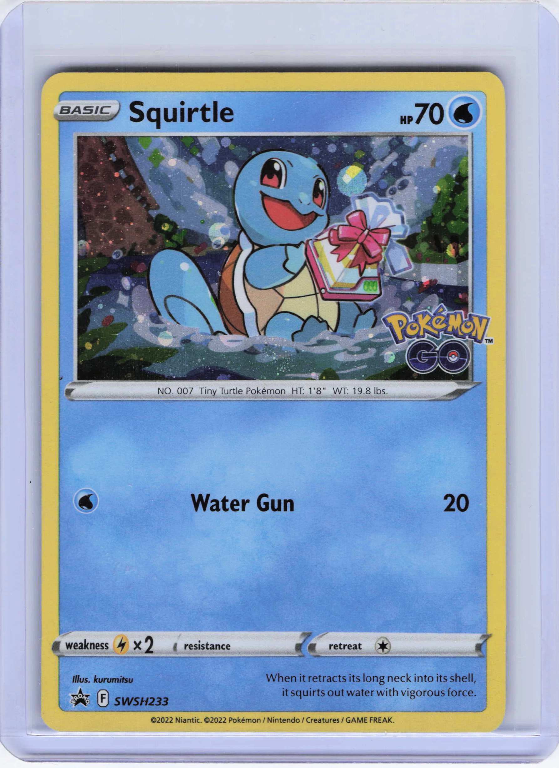 Squirtle - SWSH233 Promo SWSH: Sword & Shield Promo Cards NM