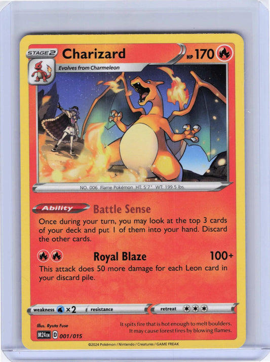 Charizard #001/015 Pokemon McDonald's Promos 2024