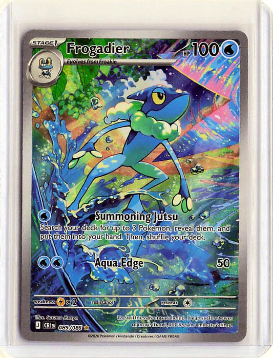 Frogadier #089/086 Pokemon ME04: Chaos Rising