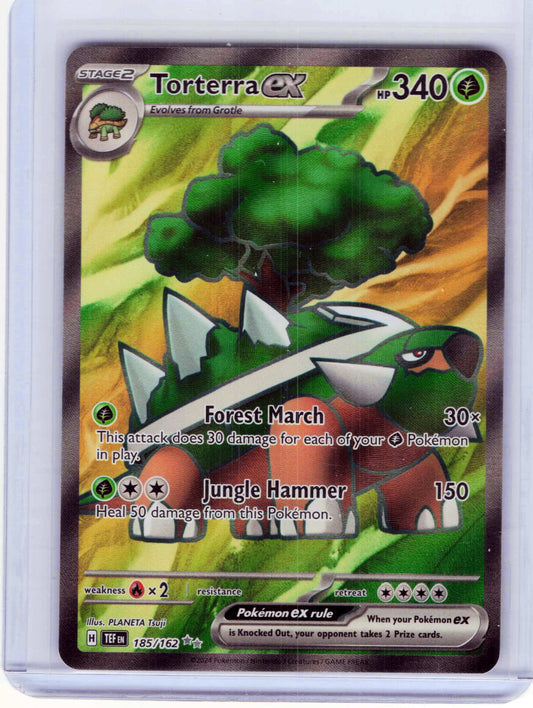 Torterra ex #185/162 Pokemon SV05: Temporal Forces