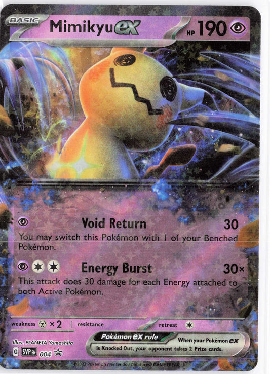 Mimikyu ex #004 Pokemon SV: Scarlet & Violet Promo Cards
