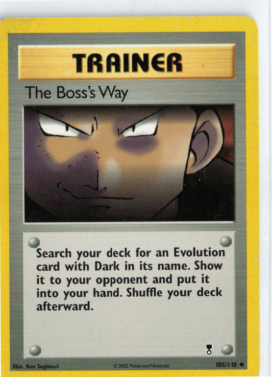 The Boss's Way 105/110, HP Condition, Pokemon Legendary Collection