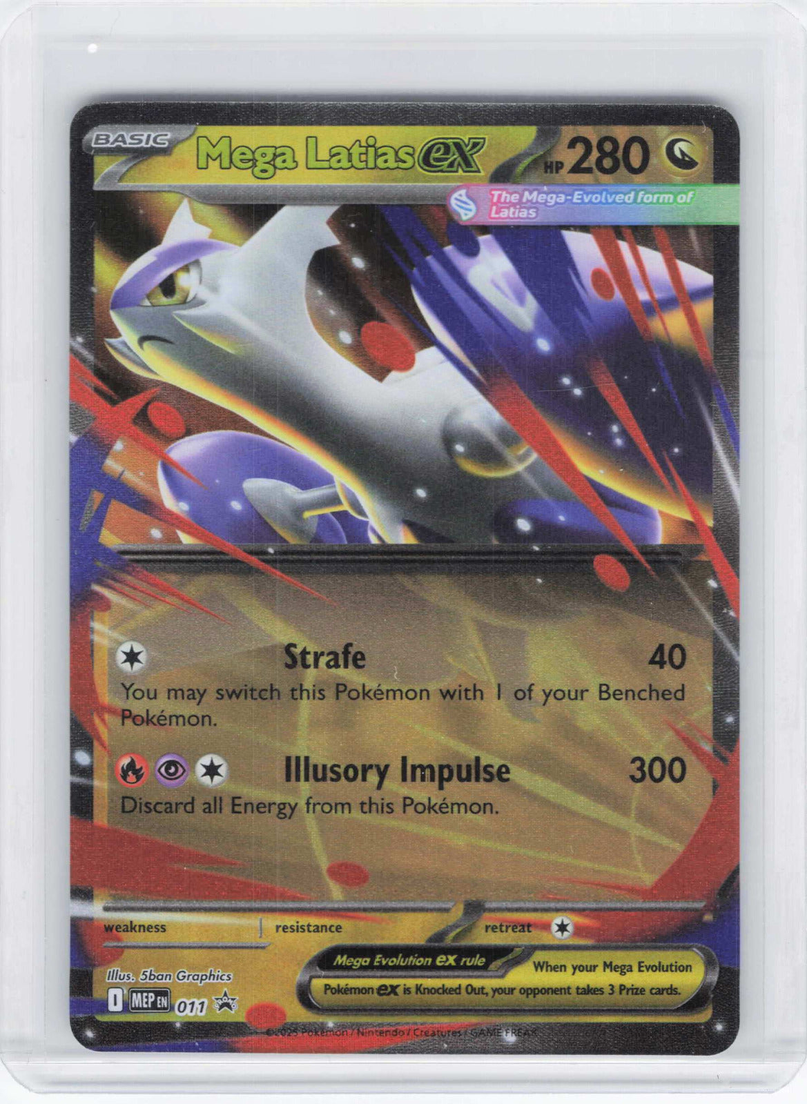 Mega Latias ex #011 Holo Pokemon ME: Mega Evolution Promo