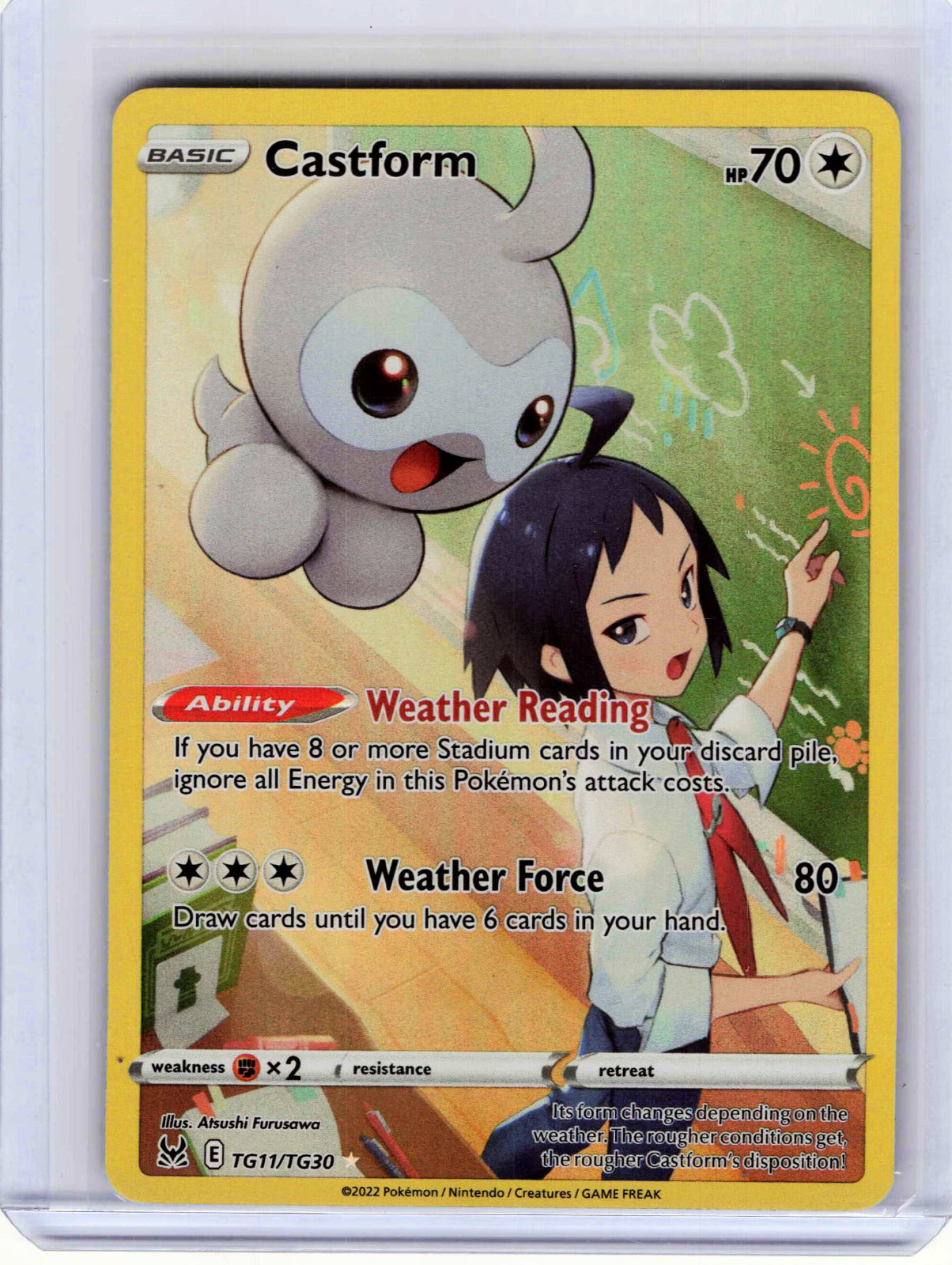 Castform #TG11/TG30 Pokemon SWSH11: Lost Origin Trainer Gallery