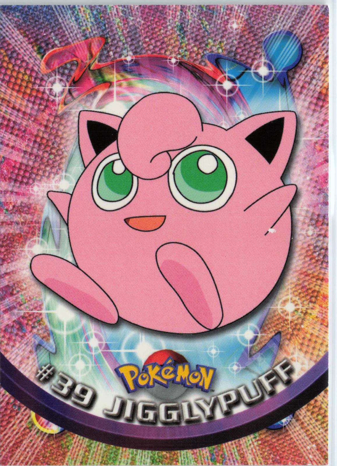Jigglypuff 39 - Black Topps Logo HP Pokemon Topps TV Animation Edition Series 1