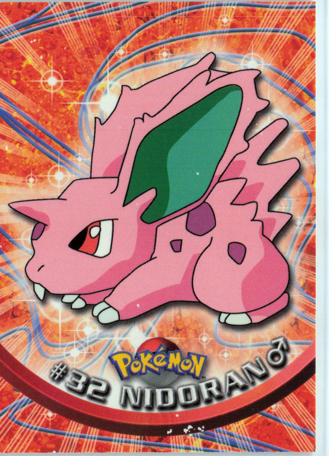 Nidoran? 32 - Black Topps Logo HP Pokemon Topps TV Animation Edition Series 1