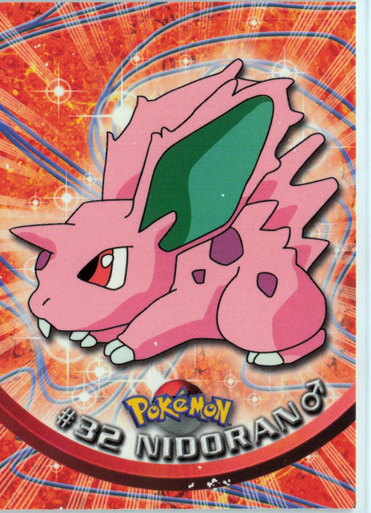 Nidoran? 32 - Black Topps Logo HP Pokemon Topps TV Animation Edition Series 1