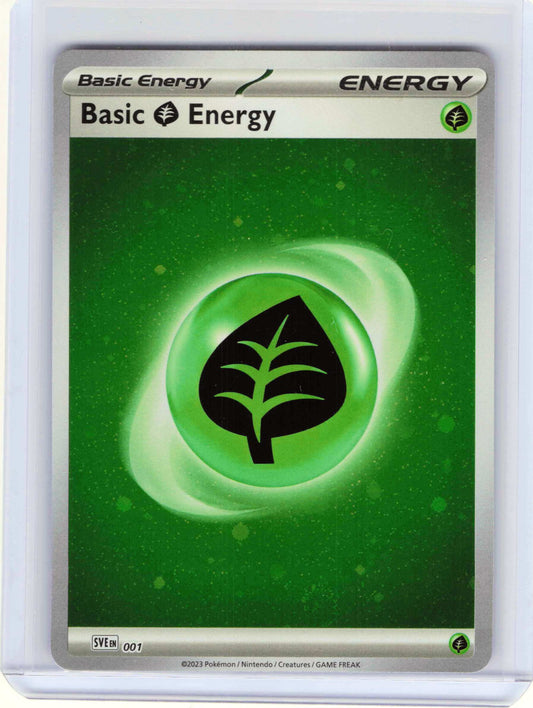 Basic Grass Energy (Cosmos Holo) #001 Pokemon SVE: Scarlet & Violet Energies