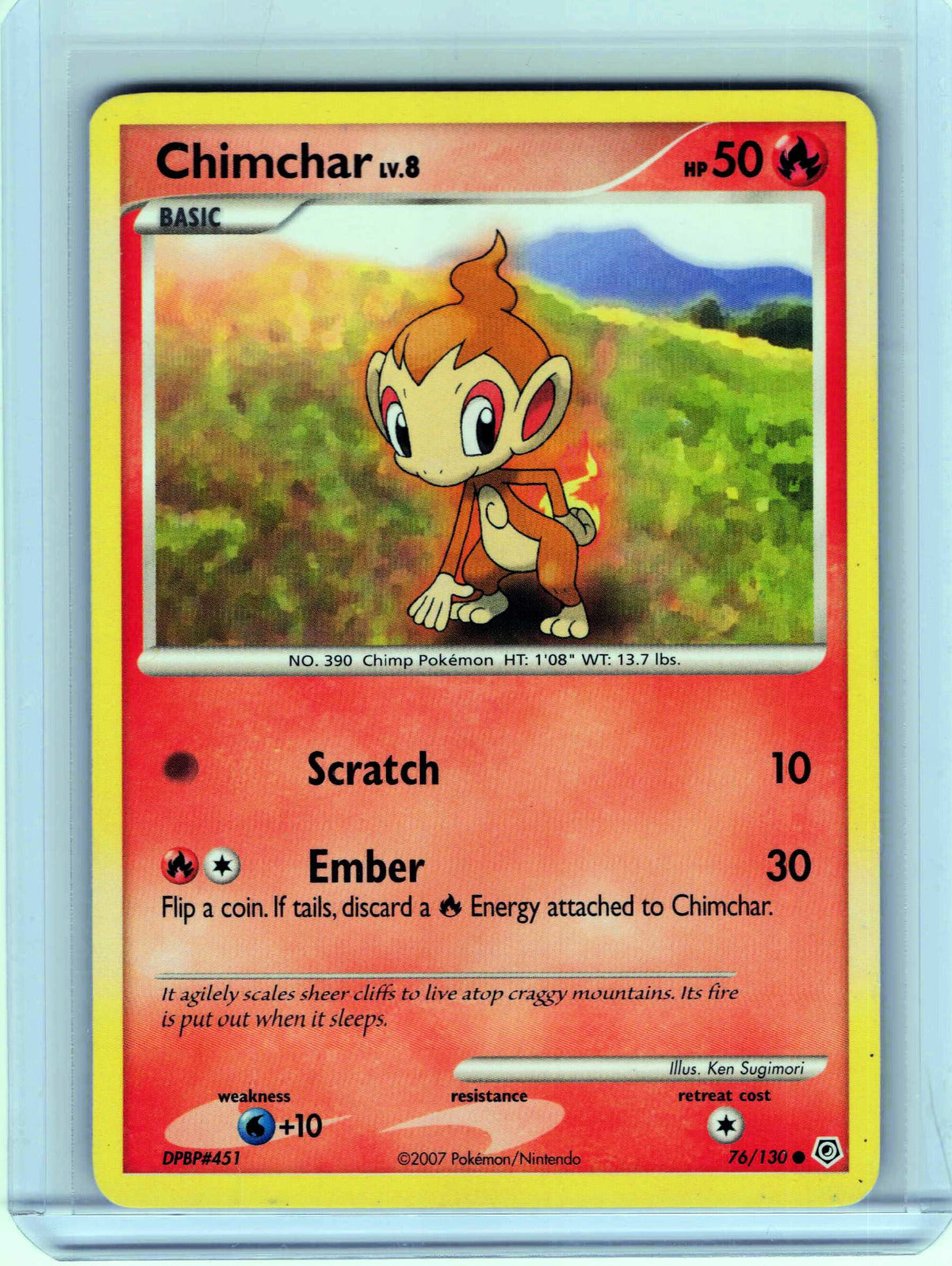 Chimchar #76/130 Pokemon Diamond and Pearl
