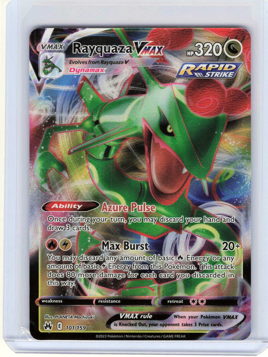 Rayquaza VMAX #101/159 Pokemon SWSH: Crown Zenith