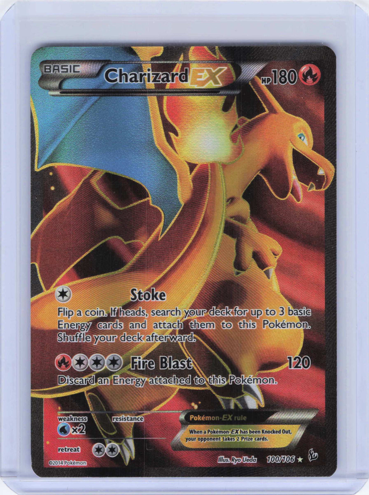 Charizard EX #100/106 Pokemon XY Flashfire