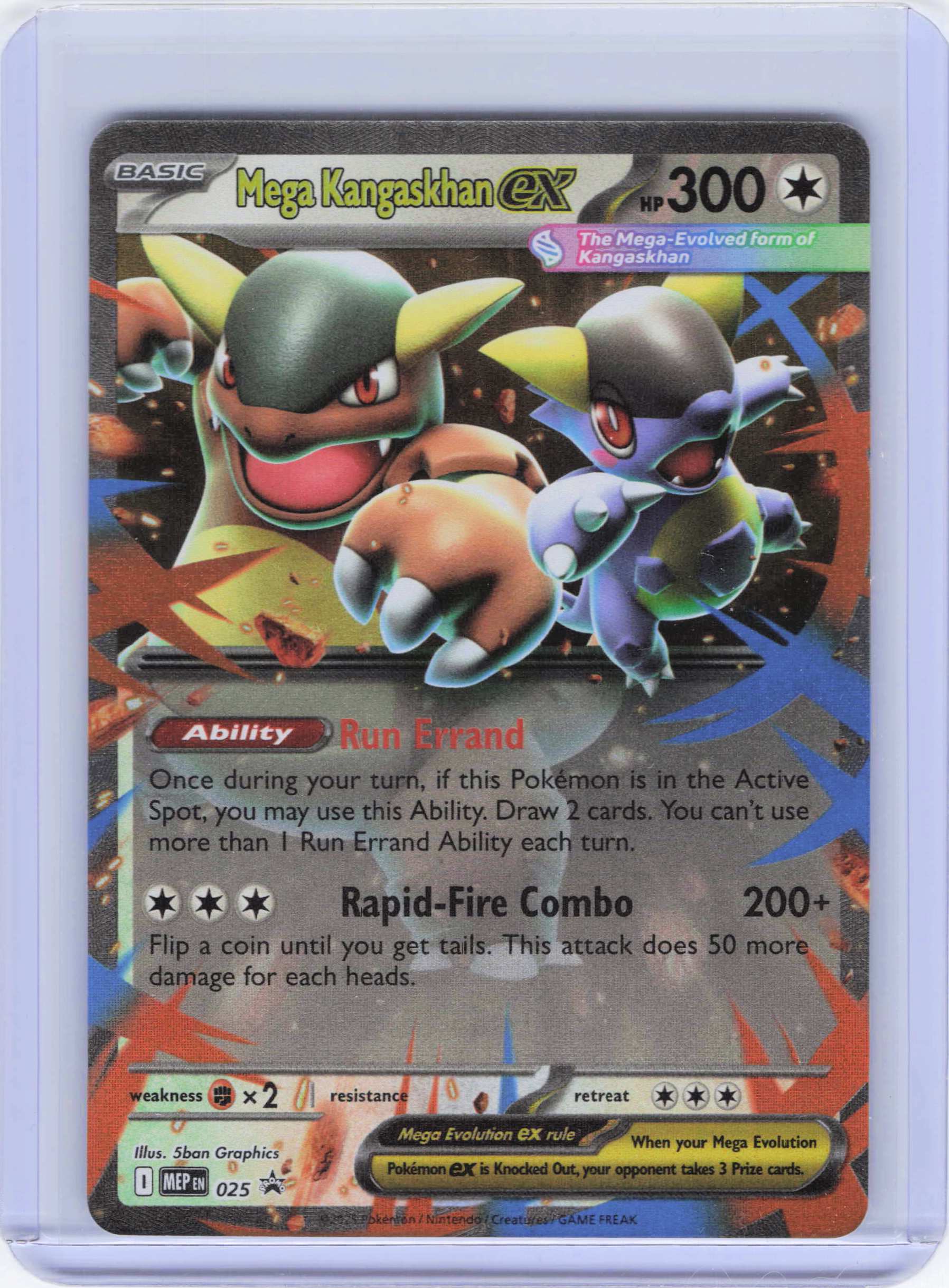 Mega Kangaskhan ex - 025 Promo ME: Mega Evolution Promo NM